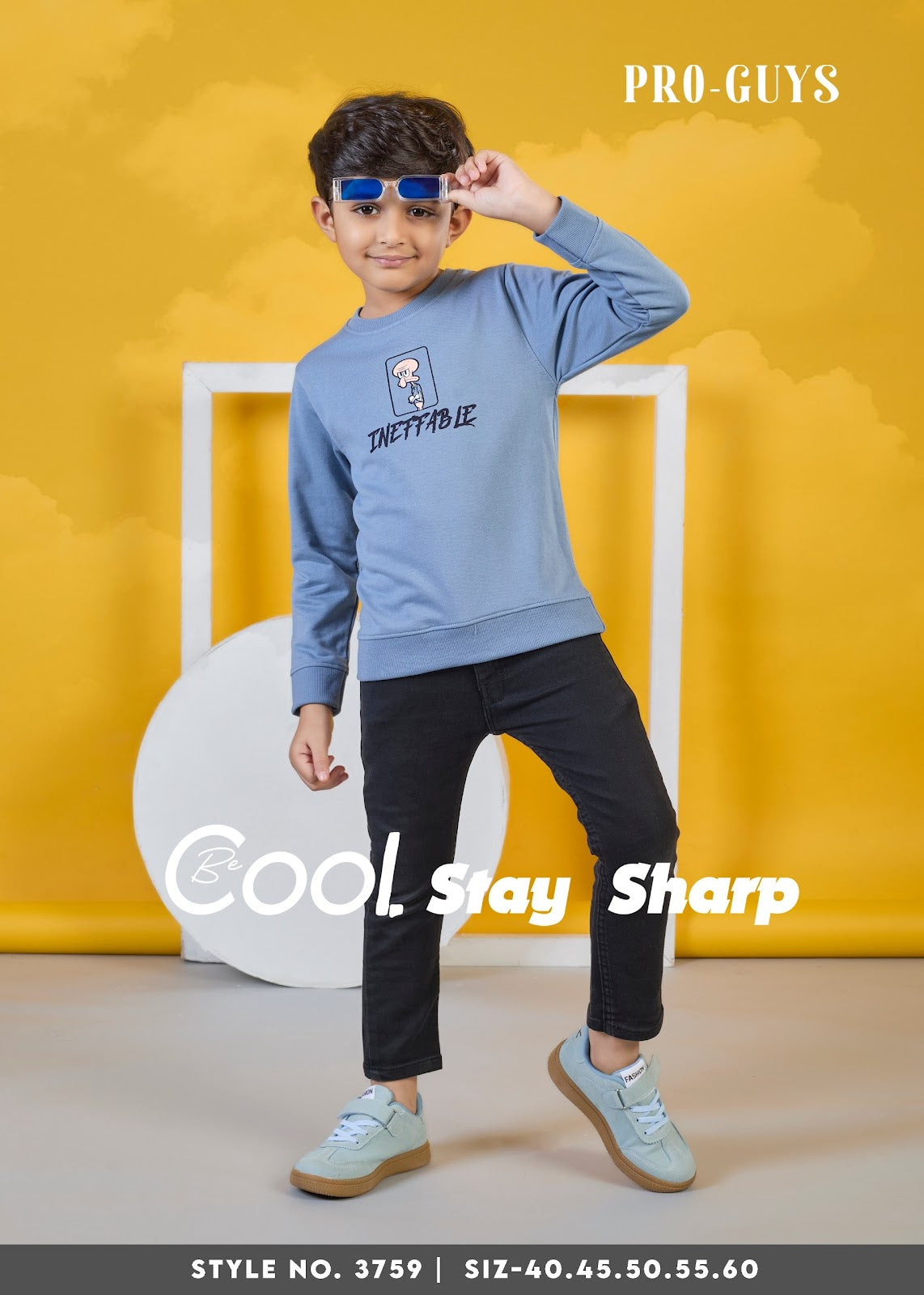 Design 3759 Pro Guys Cotton Looper Boys Tshirt Exporter Gujarat