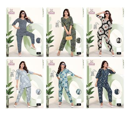 Design 38201-38206 Kasual Cotton Co Ord Set Exporter India