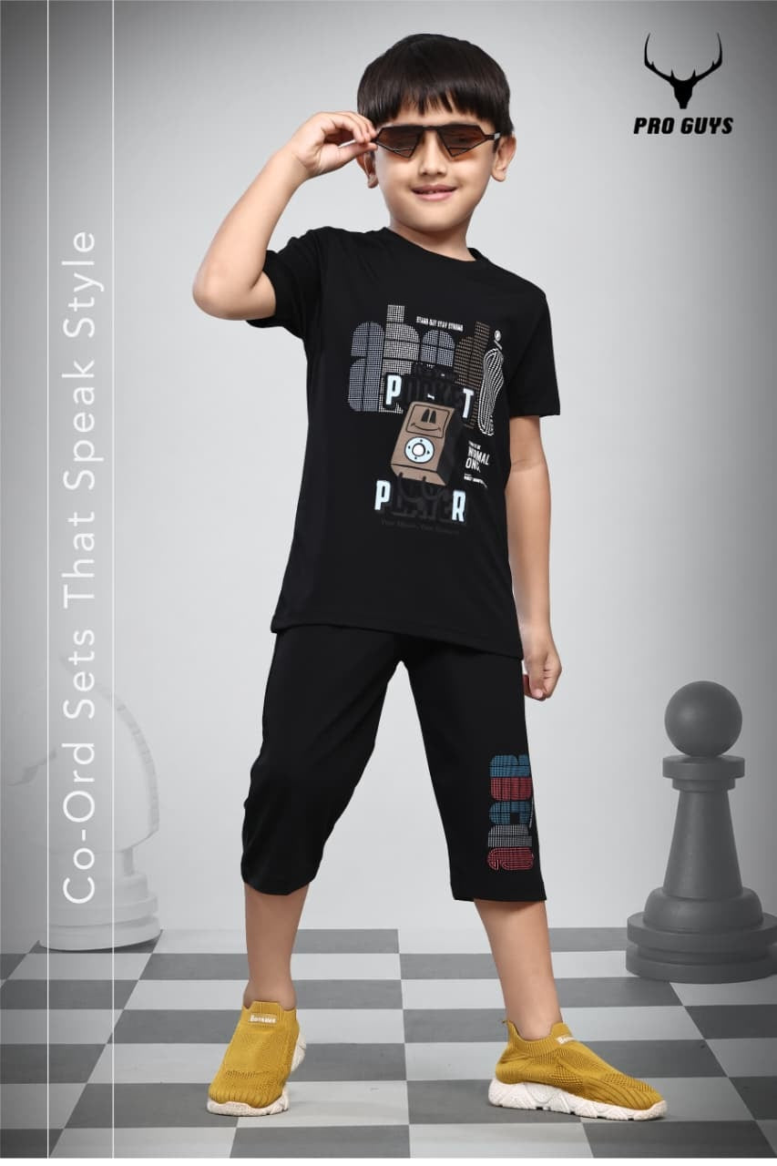 Design 3970 Pro Guys Tencil Lycra Boys Co Ord Set Manufacturer Ahmedabad