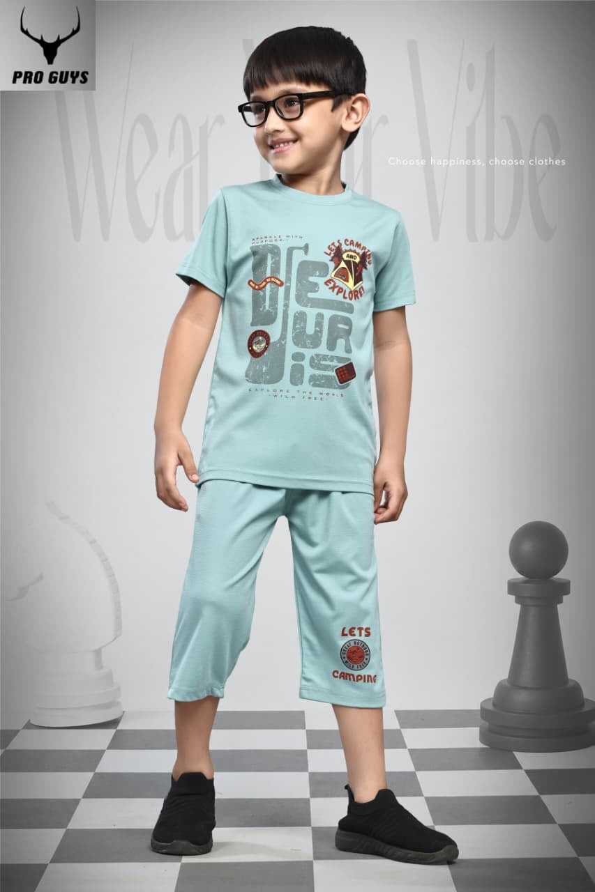 Design 3970 Pro Guys Tencil Lycra Boys Co Ord Set Manufacturer Ahmedabad