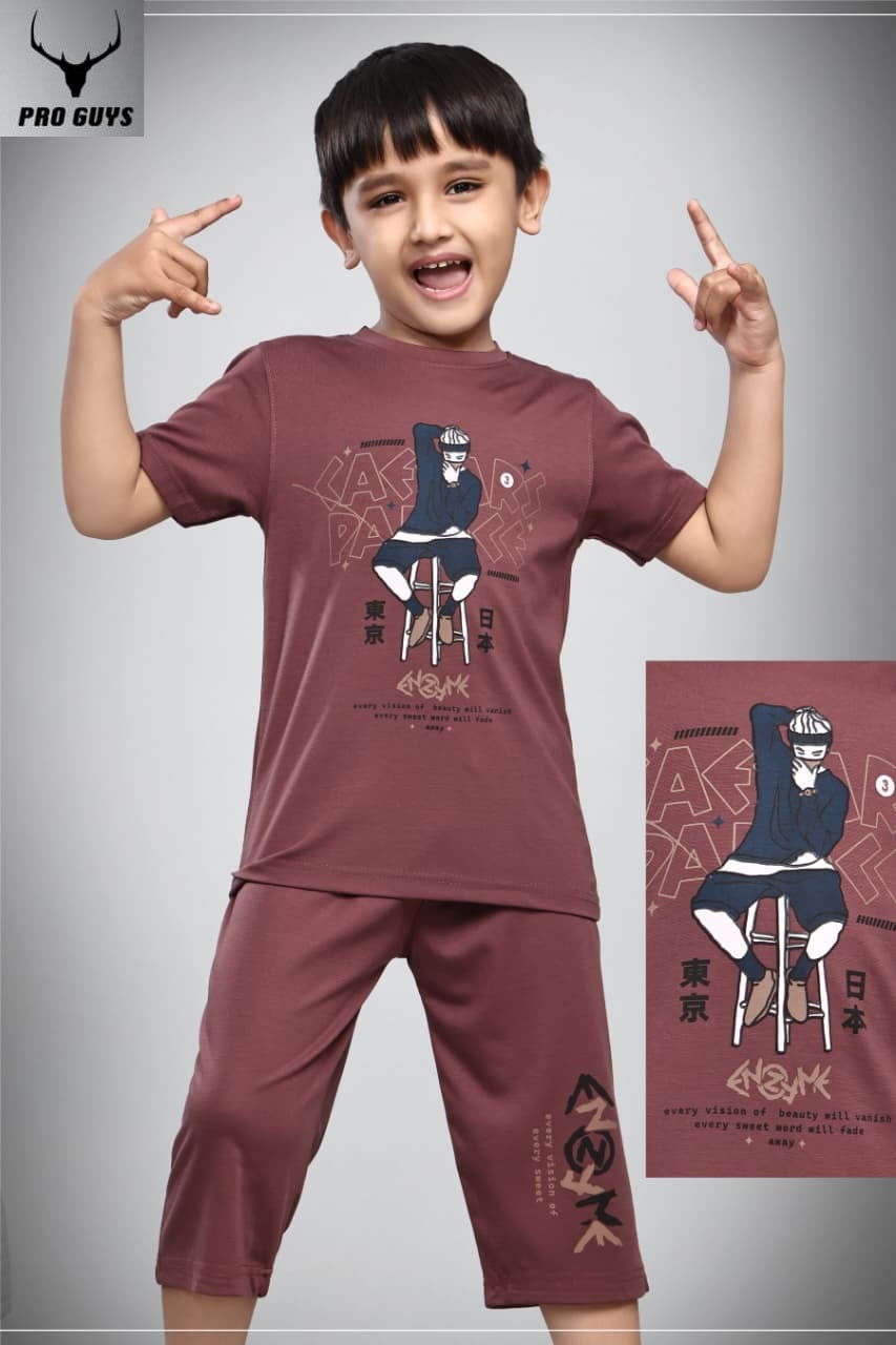 Design 3970 Pro Guys Tencil Lycra Boys Co Ord Set Manufacturer Ahmedabad