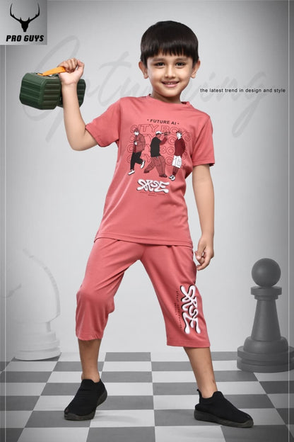 Design 3970 Pro Guys Tencil Lycra Boys Co Ord Set Manufacturer Ahmedabad