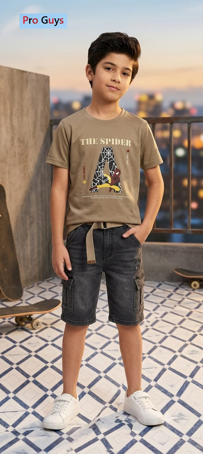 Design 3971 Pro Guys Tencil Lycra Boys Tshirt Wholesale Rate