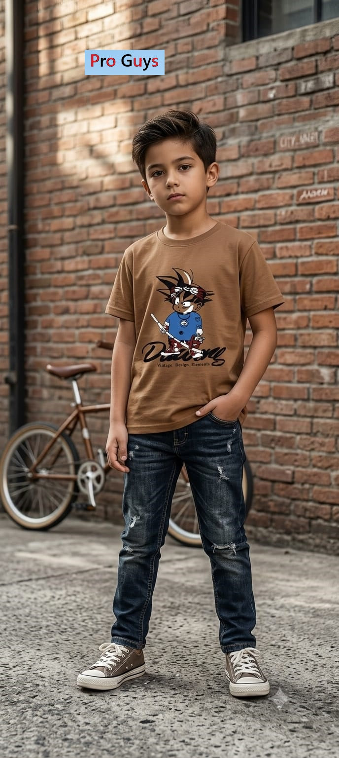 Design 3971 Pro Guys Tencil Lycra Boys Tshirt Wholesale Rate