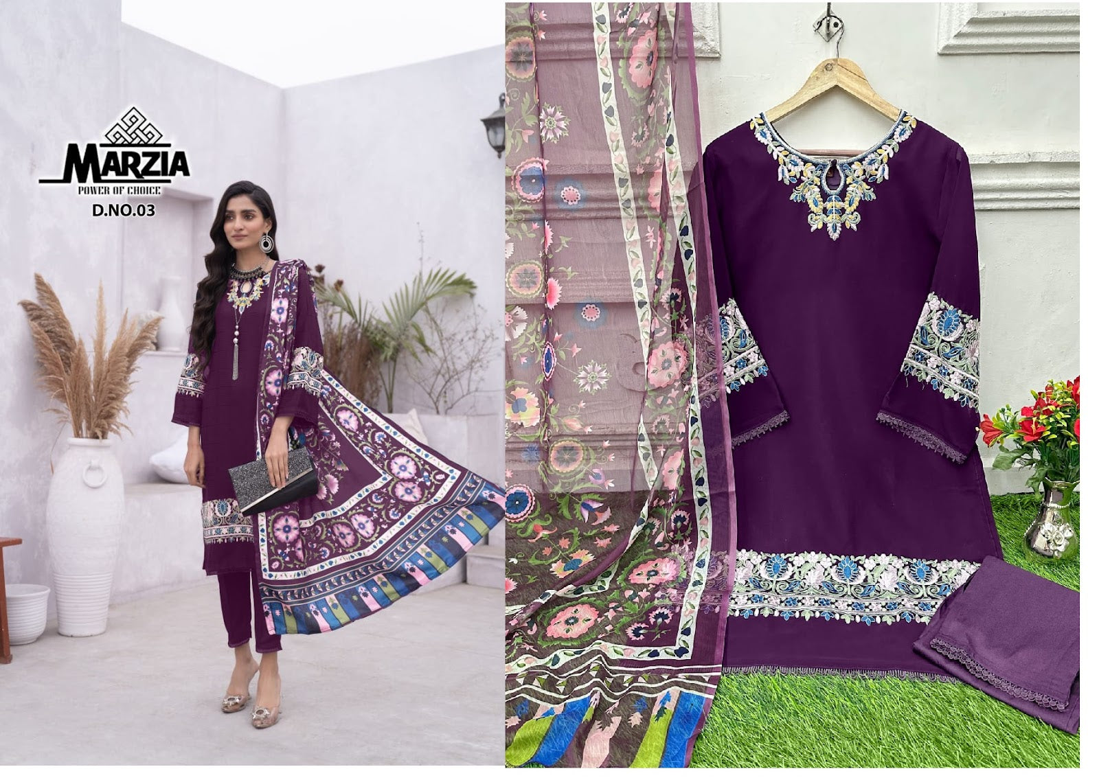 Design 3 Marzia Fox Georgette Pakistani Readymade Suits Supplier Ahmedabad