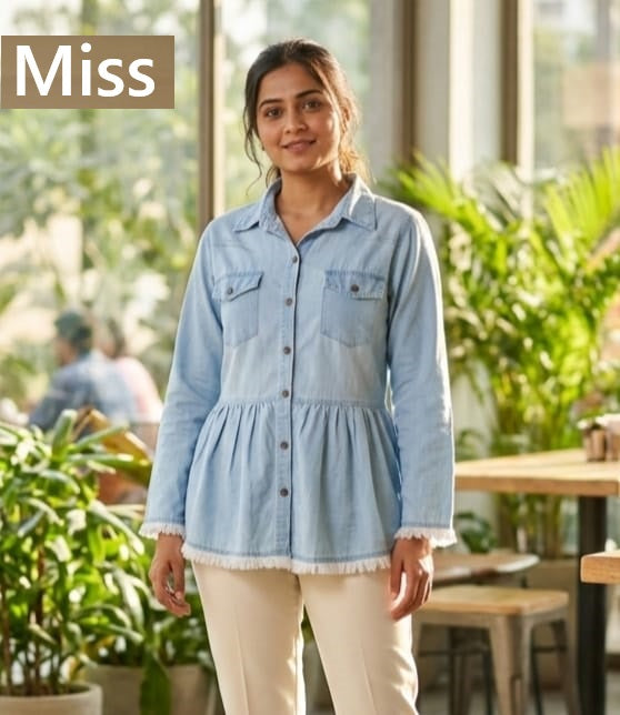 Design 3 Miss Cotton Women Shirts Wholesaler