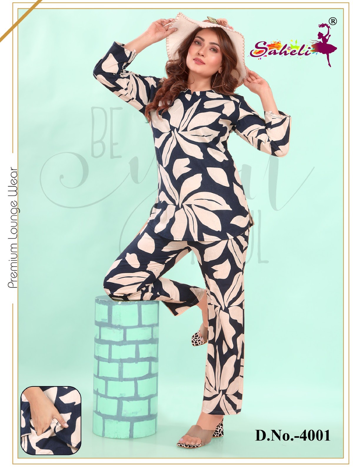 Design 4001 Aanvi Saheli Cotton Co Ord Set Manufacturer India