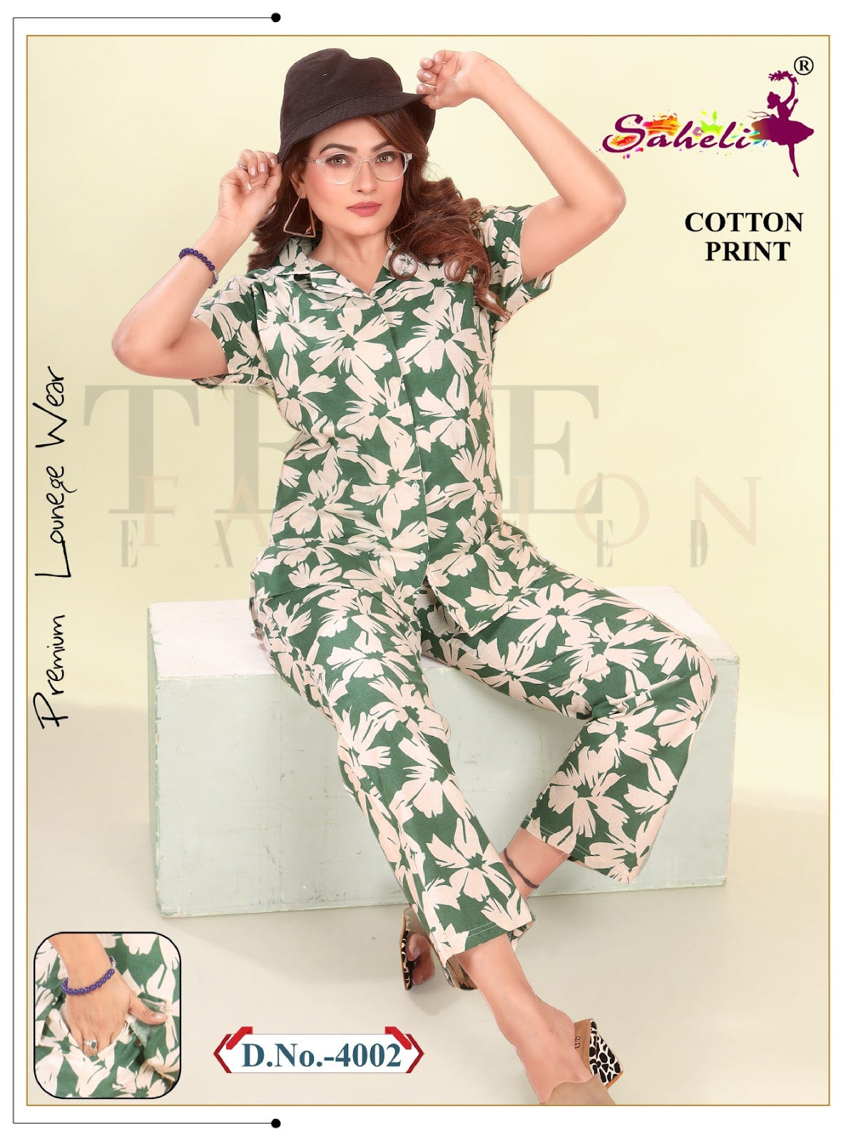 Design 4002 Antisha Saheli Cotton Co Ord Set Supplier India