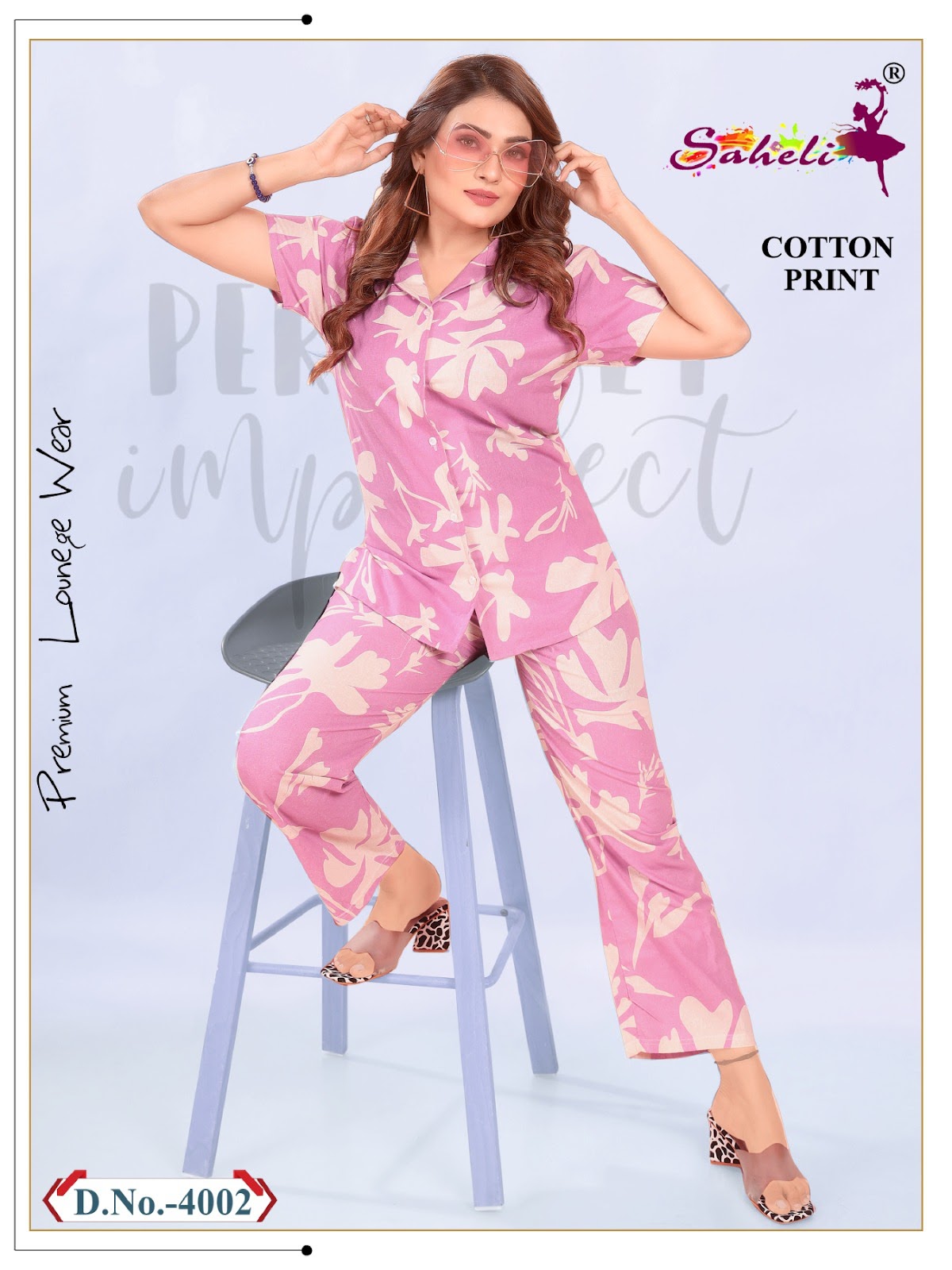 Design 4002 Antisha Saheli Cotton Co Ord Set Supplier India