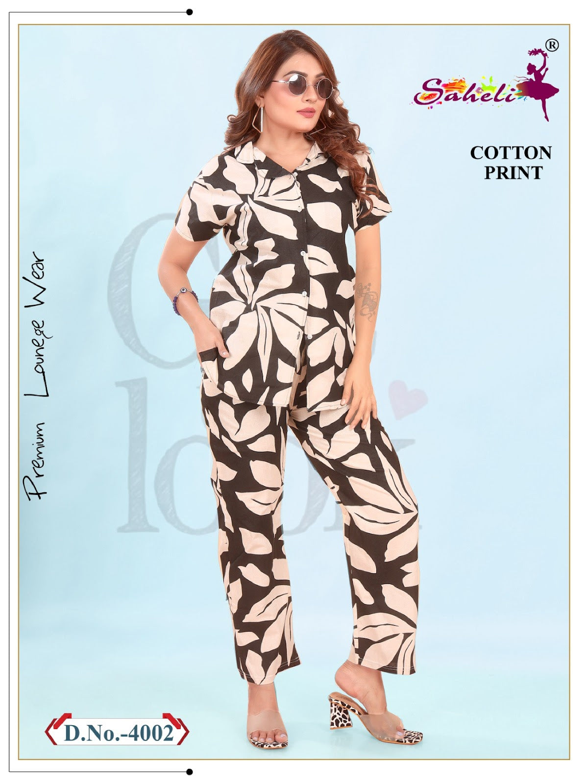 Design 4002 Antisha Saheli Cotton Co Ord Set Supplier India