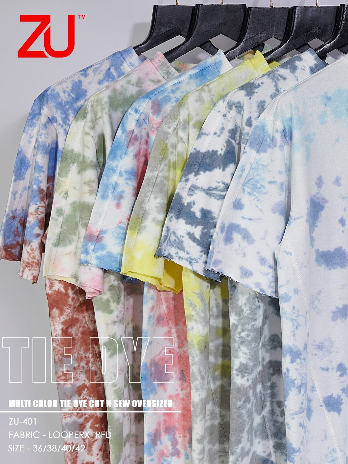 Design 401 Drop Shoulder Zu Clothing Looper Mens Tshirts Supplier