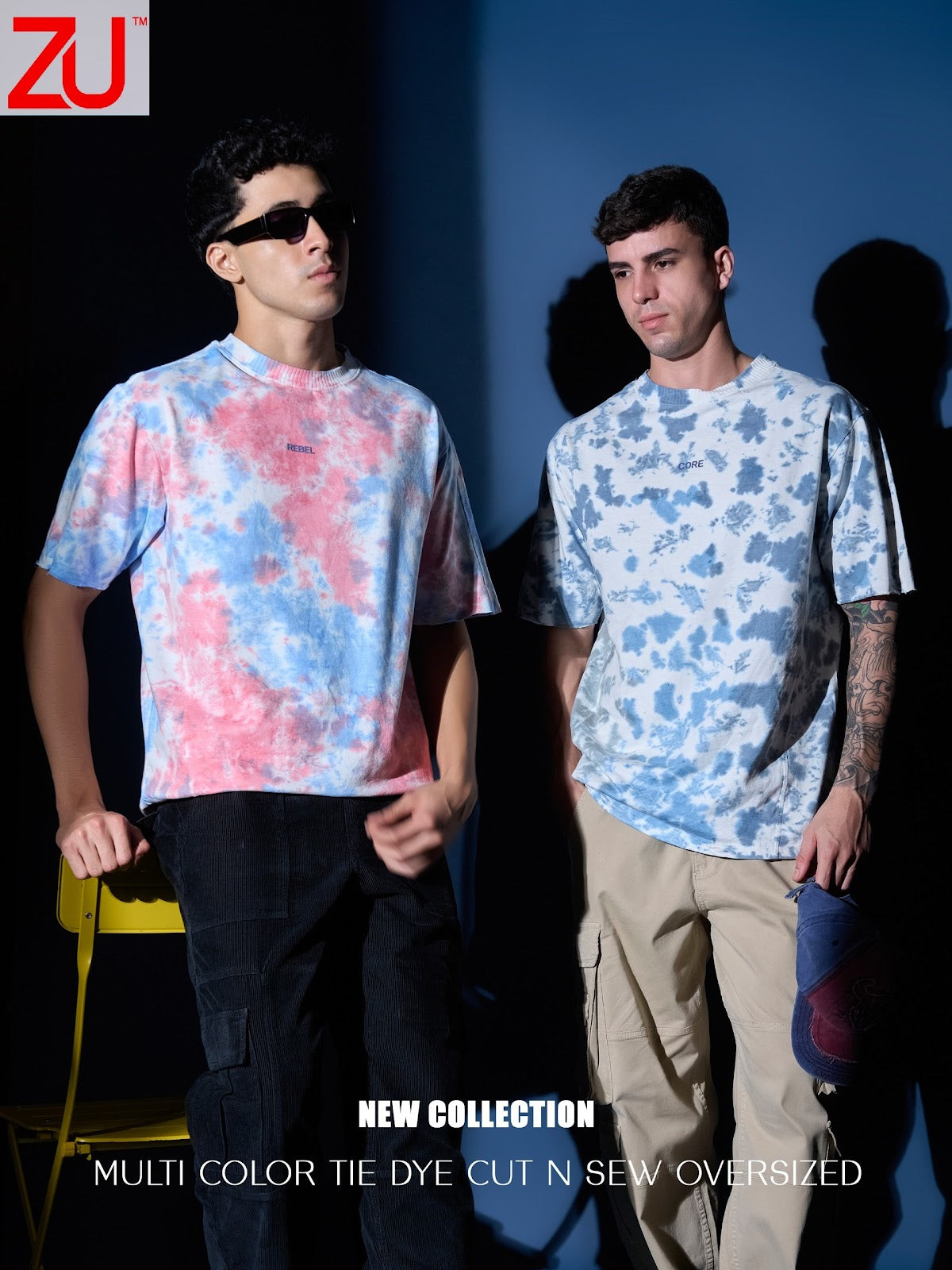 Design 401 Drop Shoulder Zu Clothing Looper Mens Tshirts Supplier