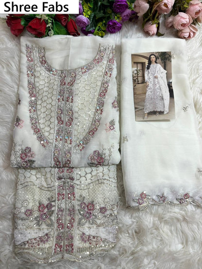 Design 4020 Shree Fabs Chiffon Pakistani Salwar Suits Manufacturer Ahmedabad