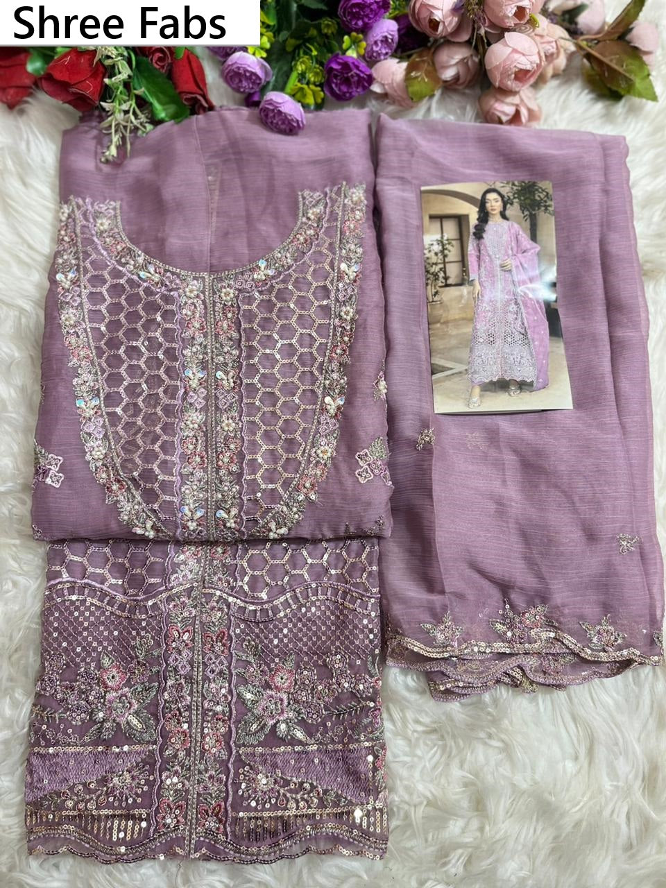 Design 4020 Shree Fabs Chiffon Pakistani Salwar Suits Manufacturer Ahmedabad