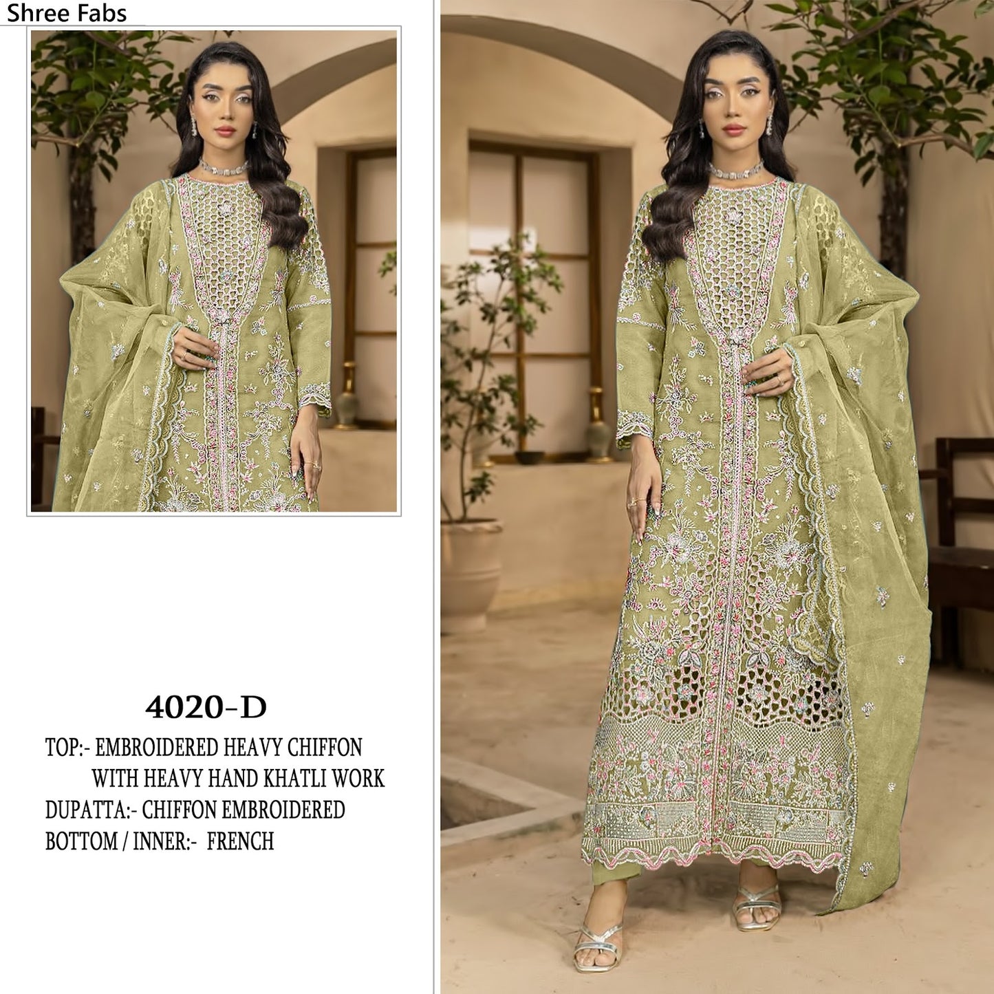 Design 4020 Shree Fabs Chiffon Pakistani Salwar Suits Manufacturer Ahmedabad