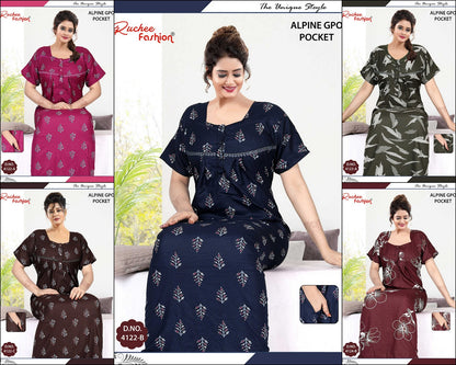 Design 4119-4130 Ruchee Fashion Alpine Night Gowns Wholesale Price