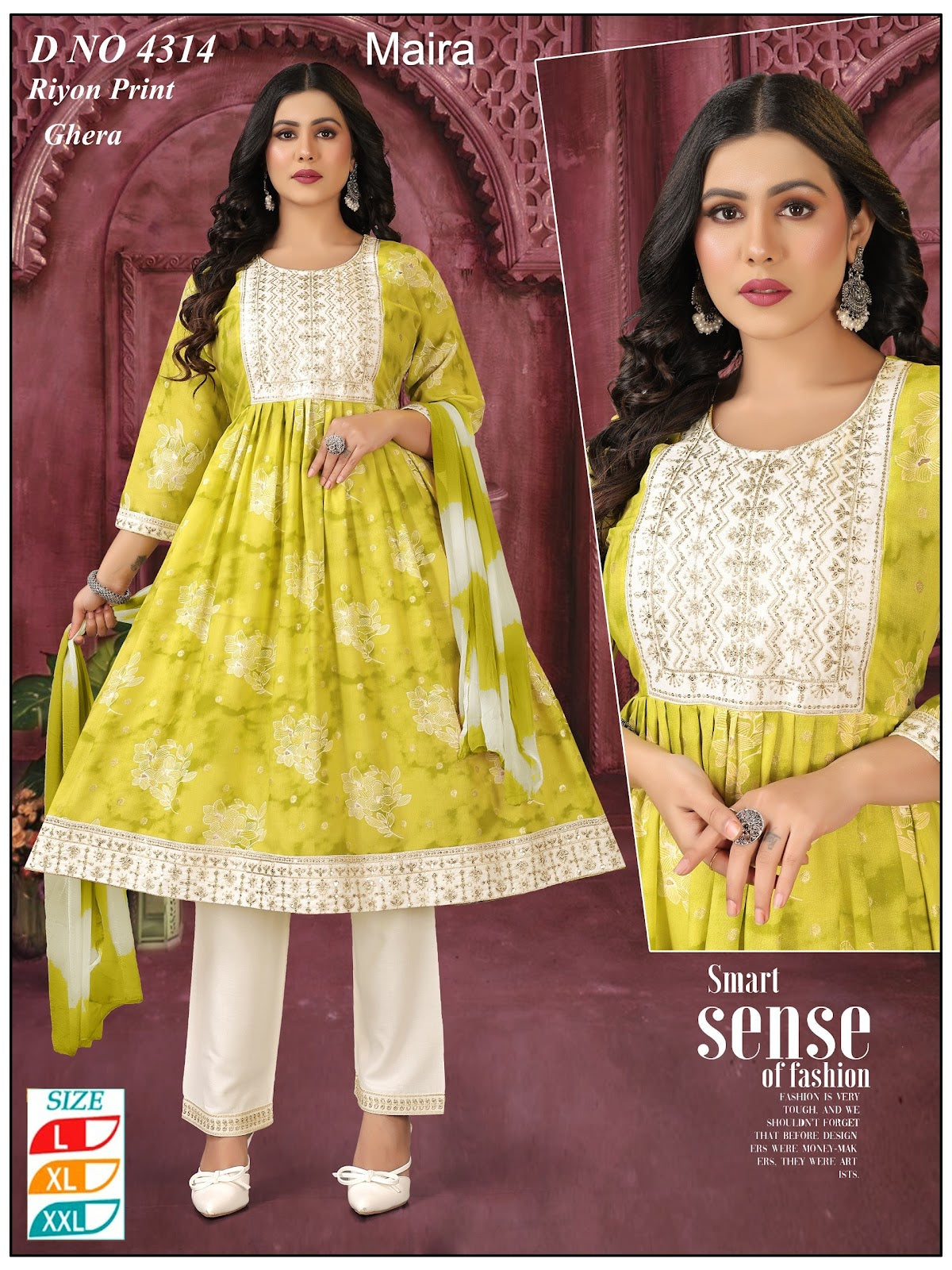 Design 4310-4317 Maira Rayon Readymade Anarkali Suits Manufacturer Gujarat