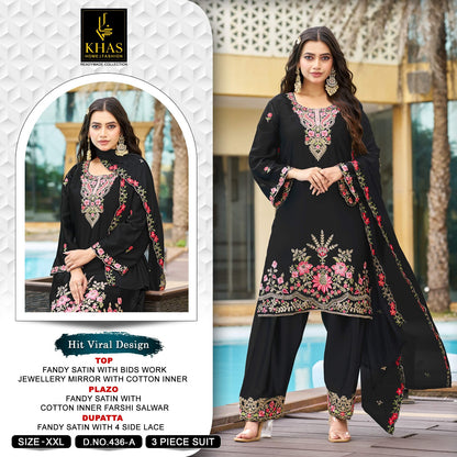Design 437 Abc Khas Armani Satin Pakistani Readymade Suits Manufacturer