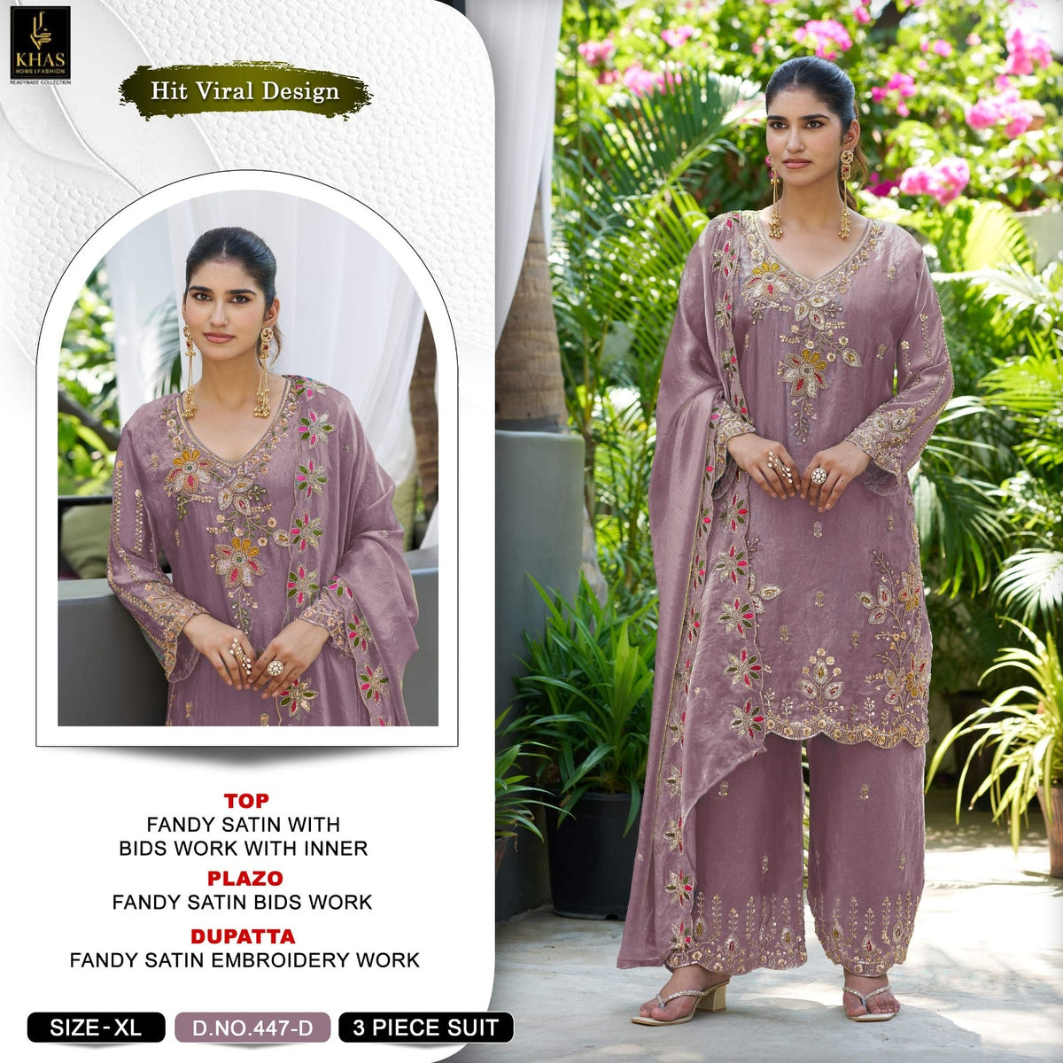 Design 447 Khas Fandy Pakistani Readymade Suits Supplier Gujarat