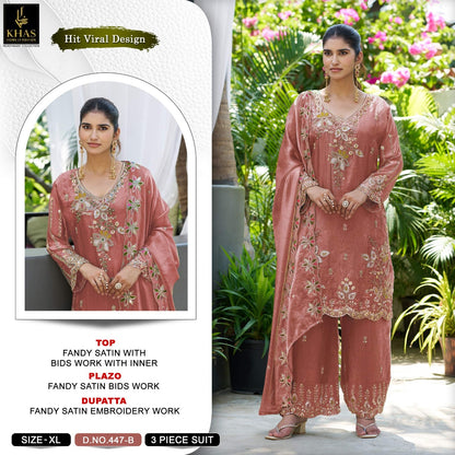 Design 447 Khas Fandy Pakistani Readymade Suits Supplier Gujarat