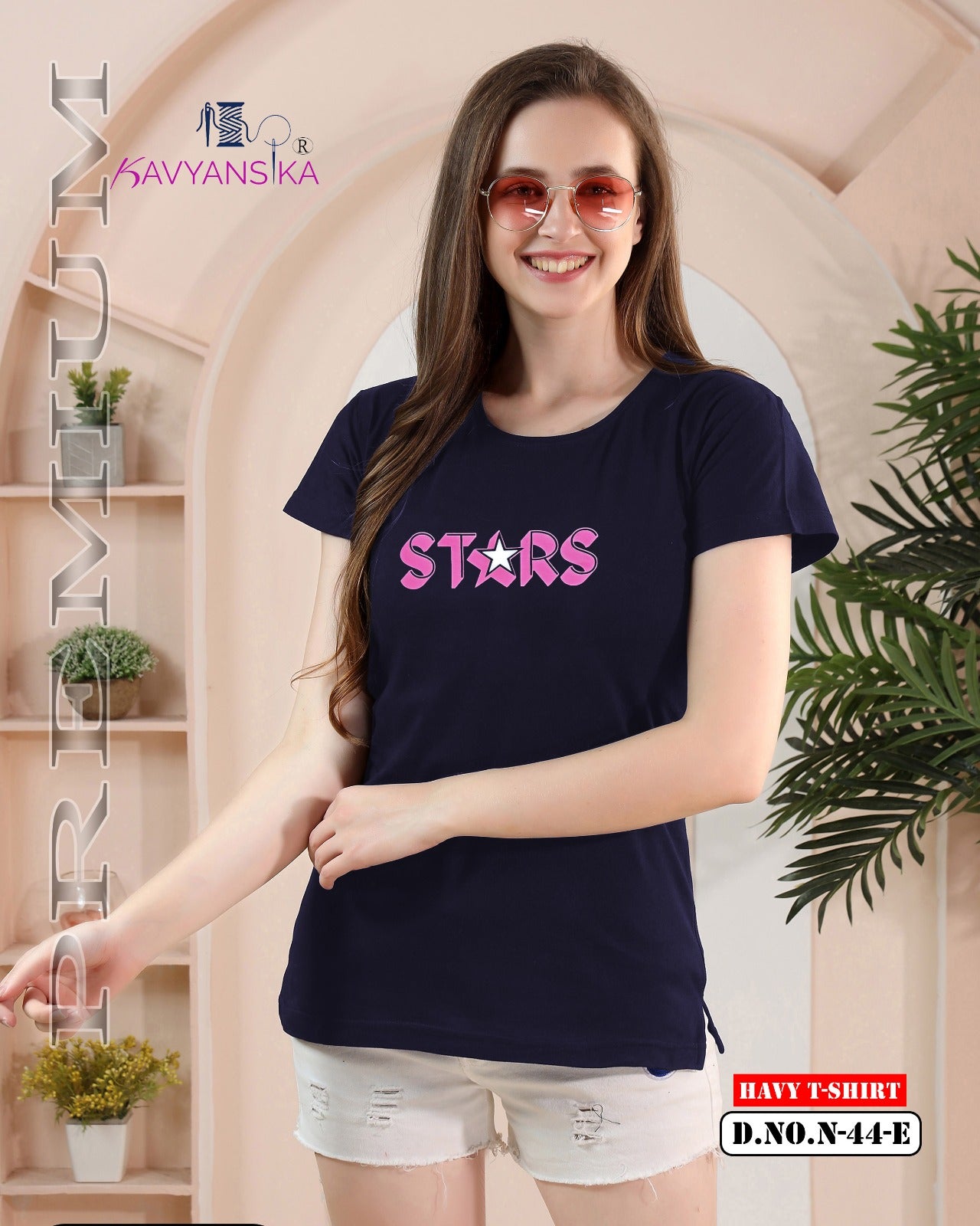 Design 44 Kavyansika Hosiery Women Tshirt Wholesaler India
