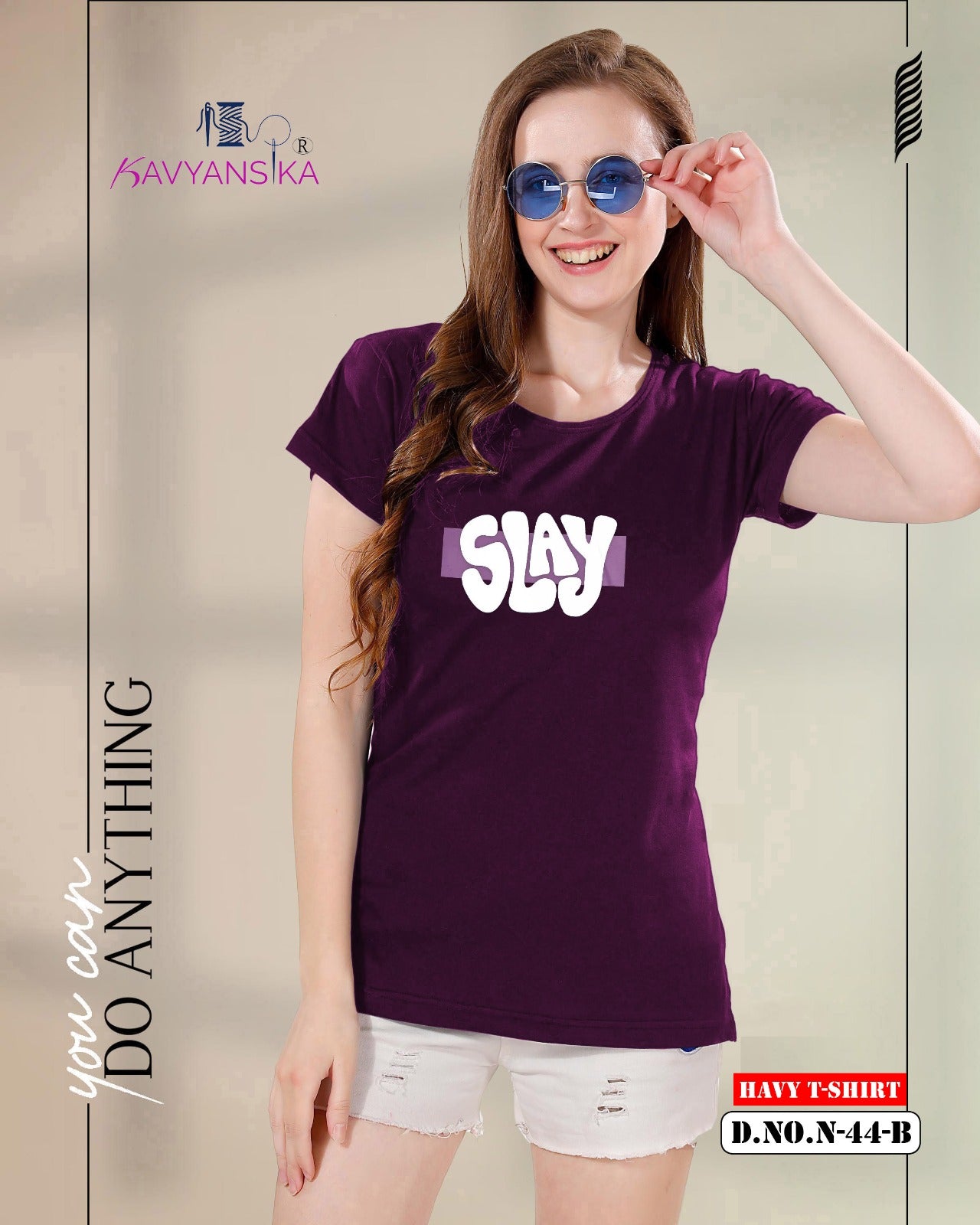Design 44 Kavyansika Hosiery Women Tshirt Wholesaler India