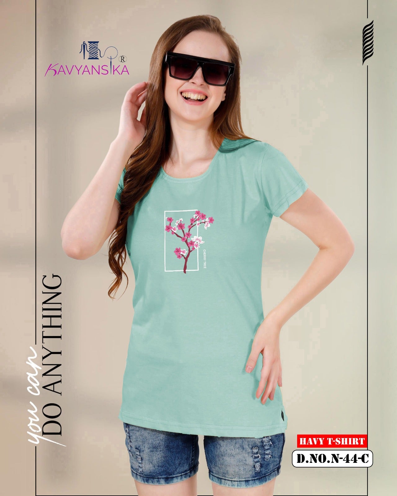 Design 44 Kavyansika Hosiery Women Tshirt Wholesaler India
