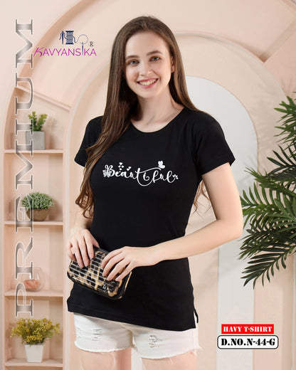 Design 44 Kavyansika Hosiery Women Tshirt Wholesaler India