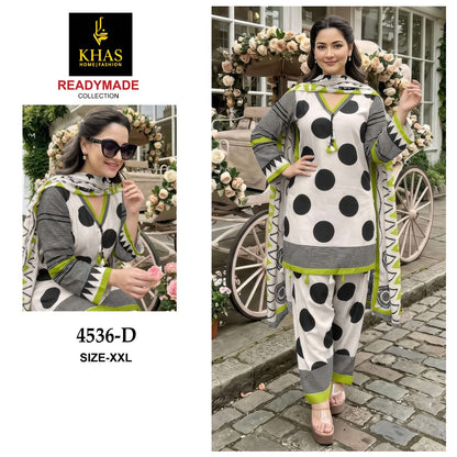 Design 4537 Khas Muslin Pakistani Readymade Suits Wholesaler India