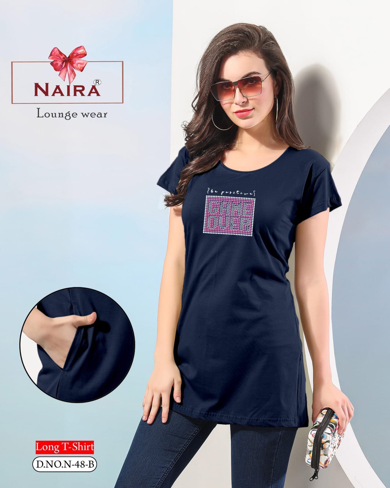 Design 48 Kavyansika Hosiery Cotton Women Long Tshirt Wholesale Price