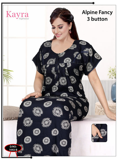 Design 4 Kayra Adit Alpine Night Gowns Wholesaler Gujarat