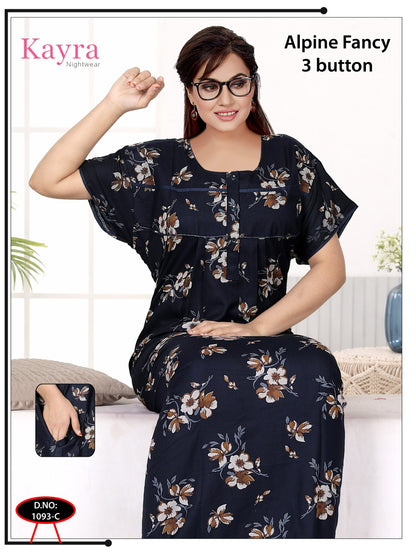 Design 4 Kayra Adit Alpine Night Gowns Wholesaler Gujarat