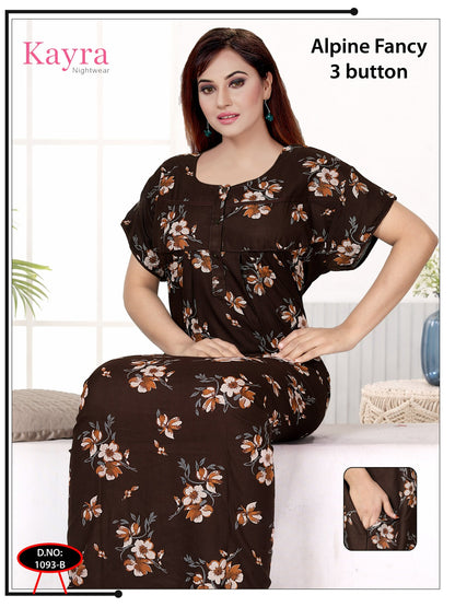 Design 4 Kayra Adit Alpine Night Gowns Wholesaler Gujarat