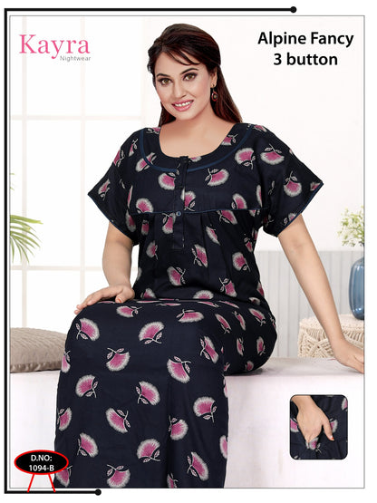 Design 4 Kayra Adit Alpine Night Gowns Wholesaler Gujarat