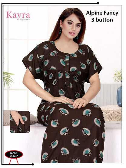 Design 4 Kayra Adit Alpine Night Gowns Wholesaler Gujarat