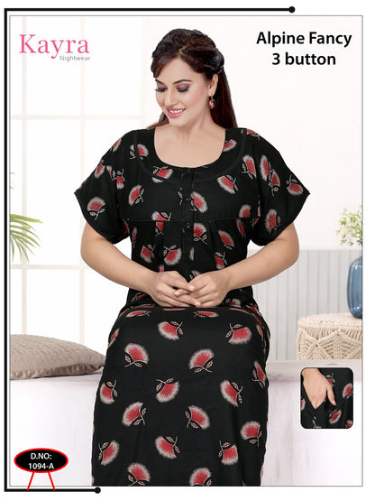 Design 4 Kayra Adit Alpine Night Gowns Wholesaler Gujarat
