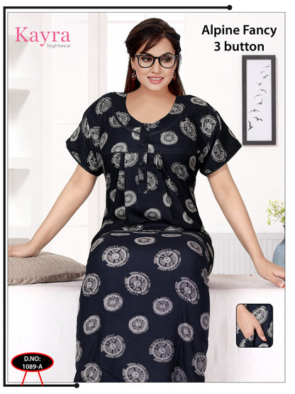 Design 4 Kayra Adit Alpine Night Gowns Wholesaler Gujarat