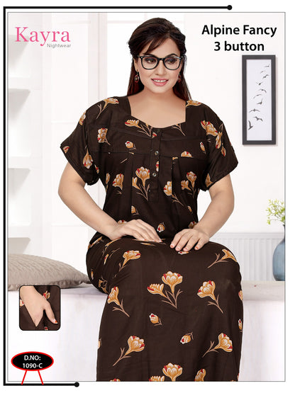 Design 4 Kayra Adit Alpine Night Gowns Wholesaler Gujarat