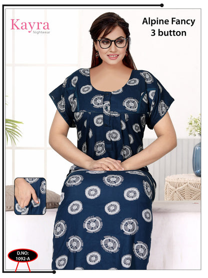 Design 4 Kayra Adit Alpine Night Gowns Wholesaler Gujarat