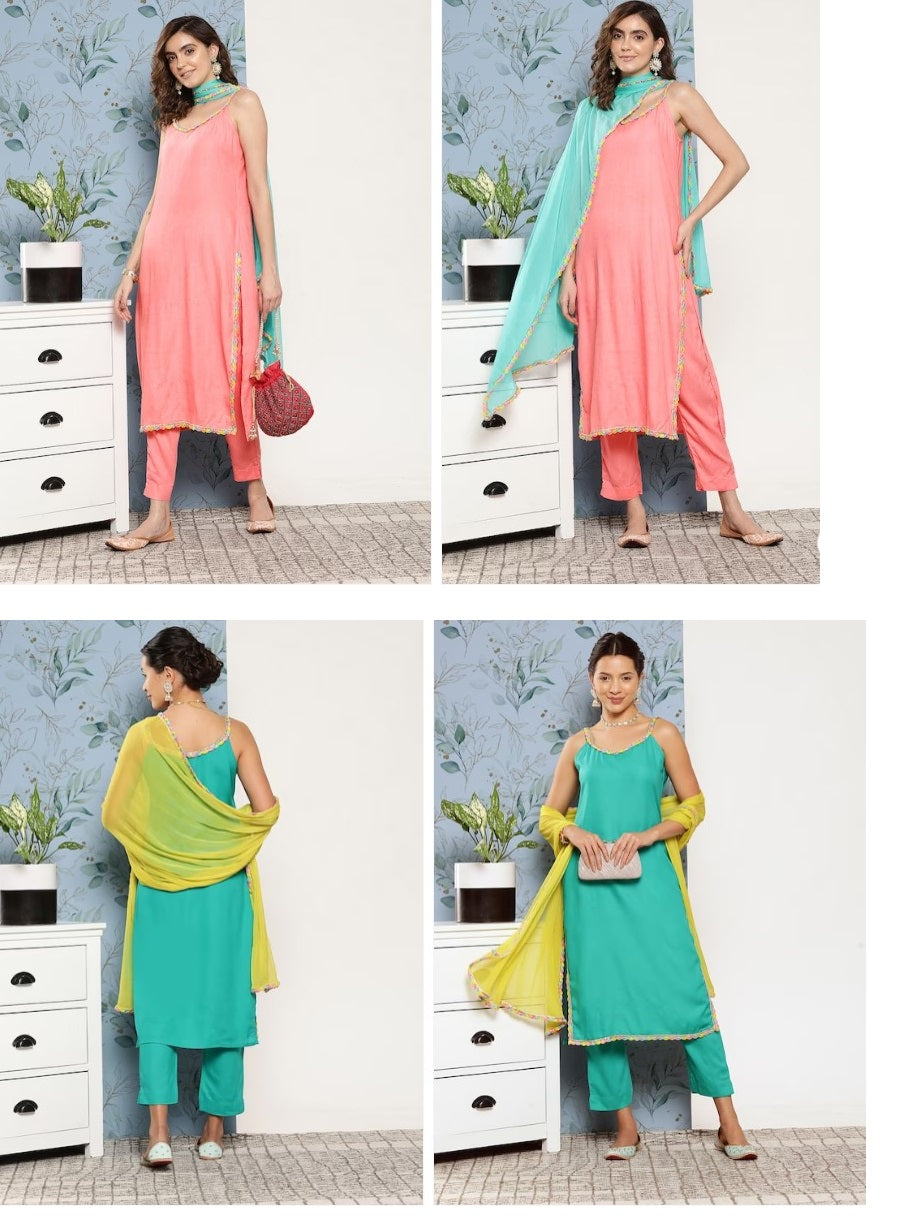 Design 4 Prime Heavy Rayon Readymade Pant Style Suits