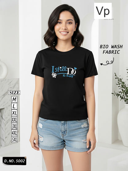 Design 5002 24Feb Vp Hosiery Cotton Women Tshirt Exporter