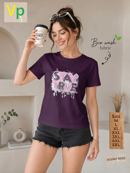 Design 5002 June11 Vp Biowash Women Tshirt Exporter Gujarat