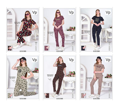 Design 5005 2808 Vp Hosiery Pyjama Night Suits Manufacturer Gujarat