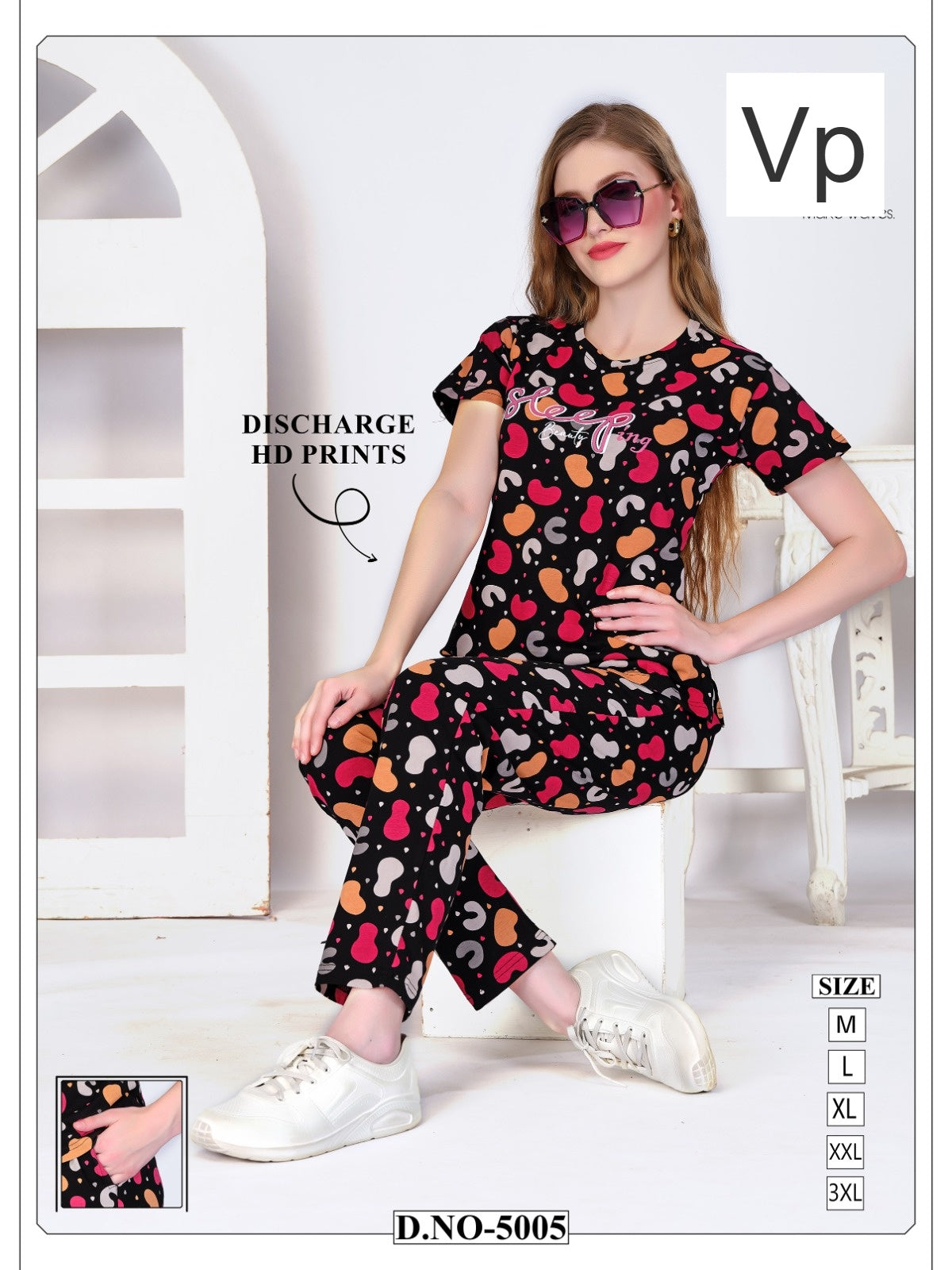 Design 5005 2808 Vp Hosiery Pyjama Night Suits Manufacturer Gujarat