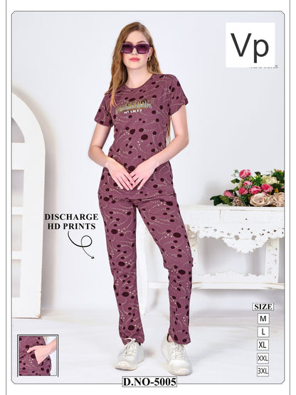 Design 5005 2808 Vp Hosiery Pyjama Night Suits Manufacturer Gujarat