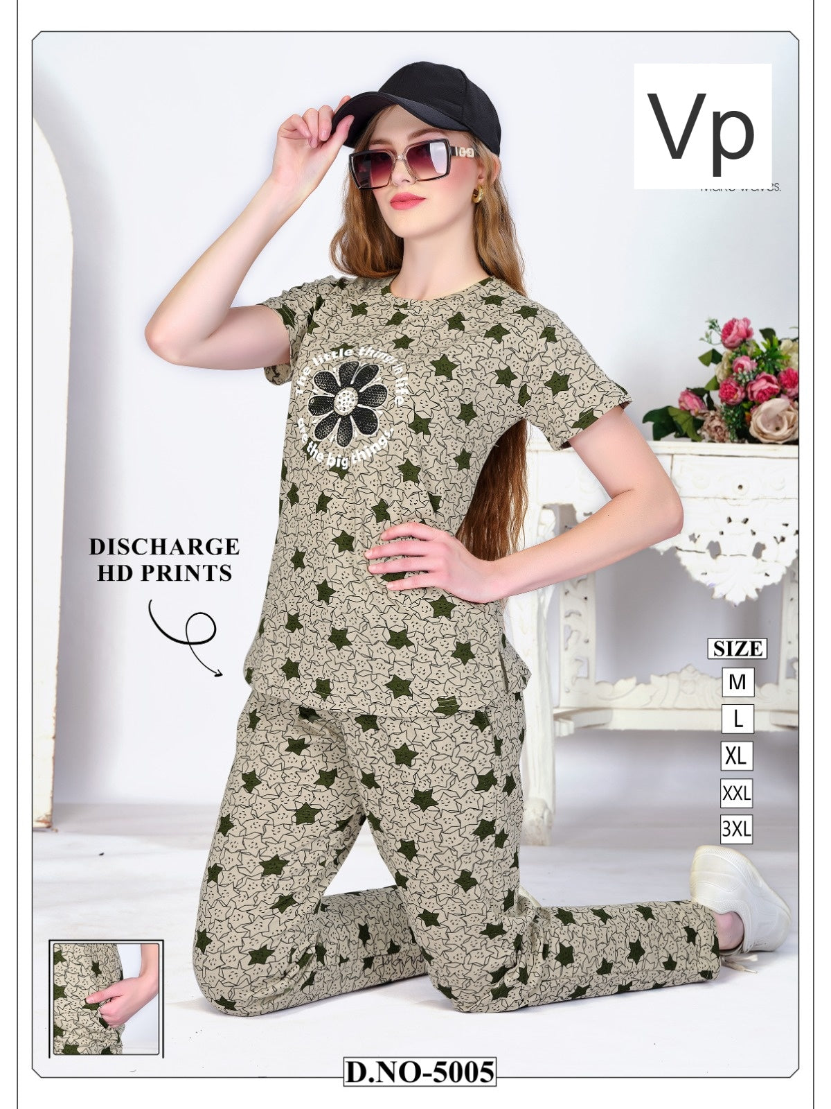 Design 5005 2808 Vp Hosiery Pyjama Night Suits Manufacturer Gujarat
