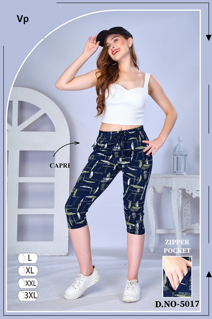 Design 5017 Vp Womens Capri Exporter Ahmedabad
