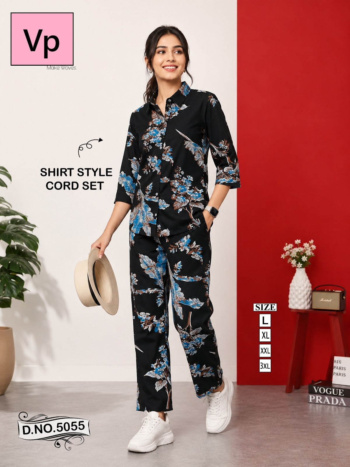 Design 5055 1405 Vp Rayon 22Kg Co Ord Set Manufacturer