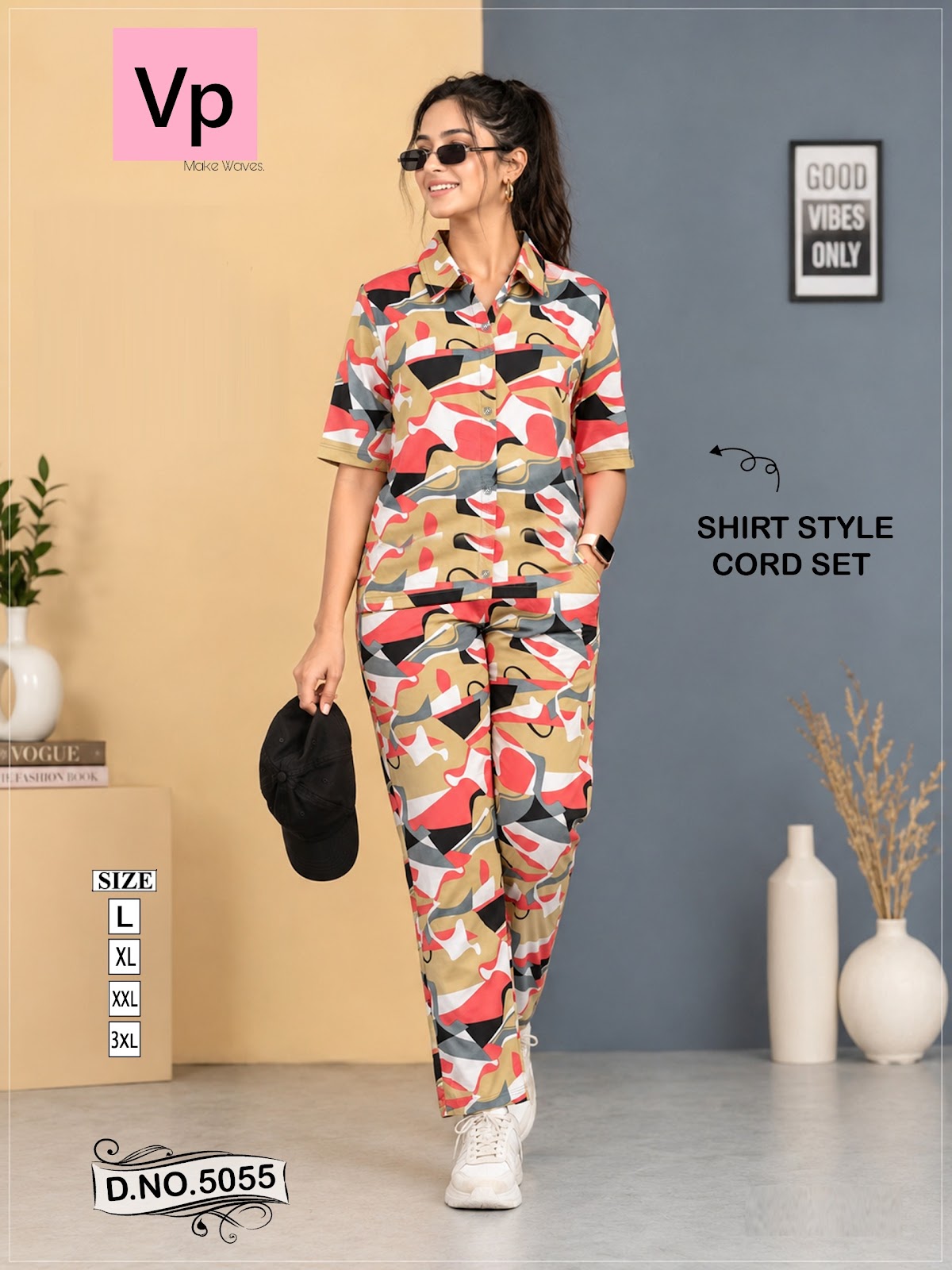 Design 5055 1405 Vp Rayon 22Kg Co Ord Set Manufacturer