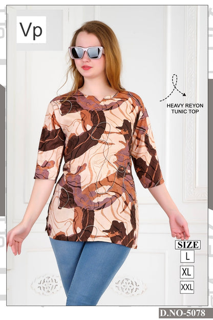 Design 5078 Vp Reyon Fancy Tops Manufacturer Ahmedabad